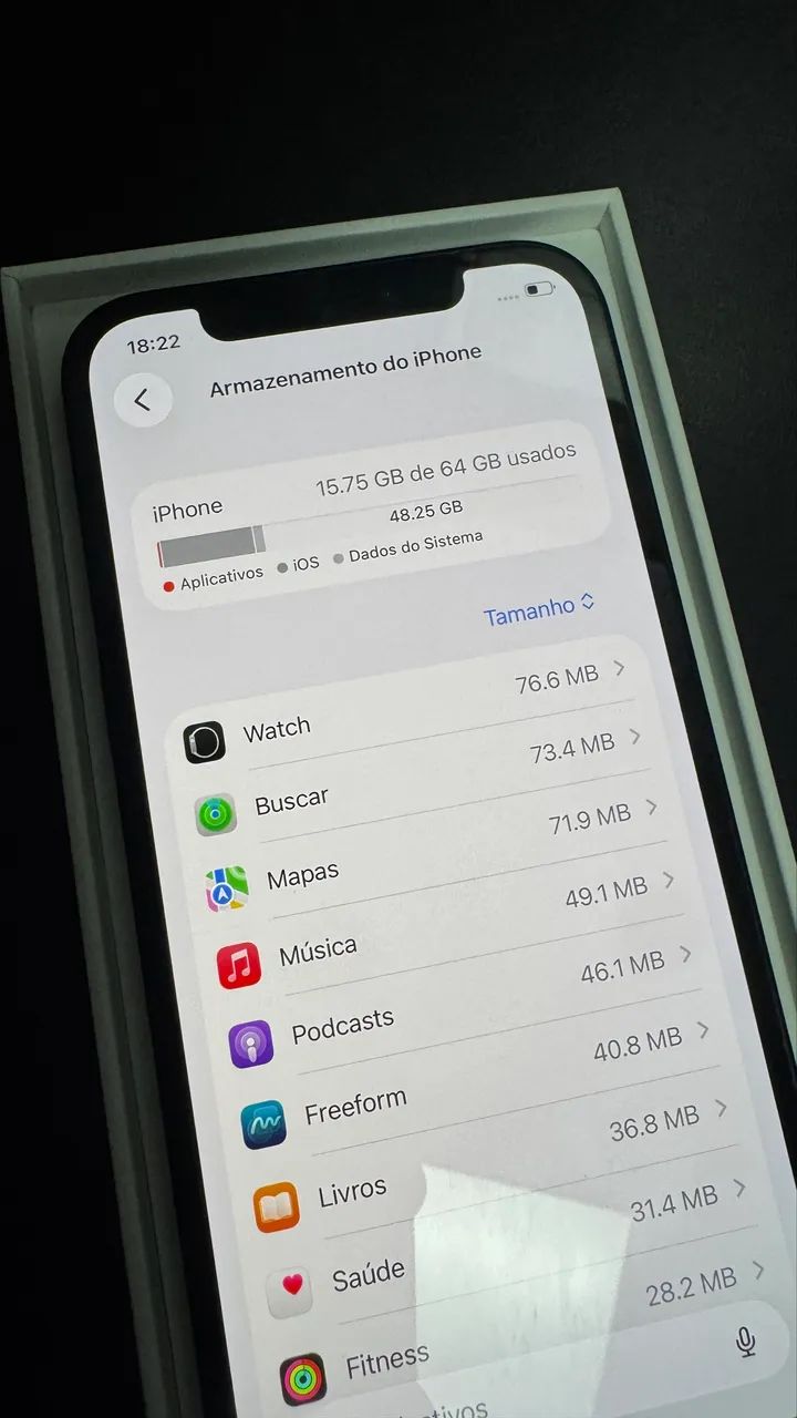 iPhone 12 / Preto / Com Caixa  - Foto 5