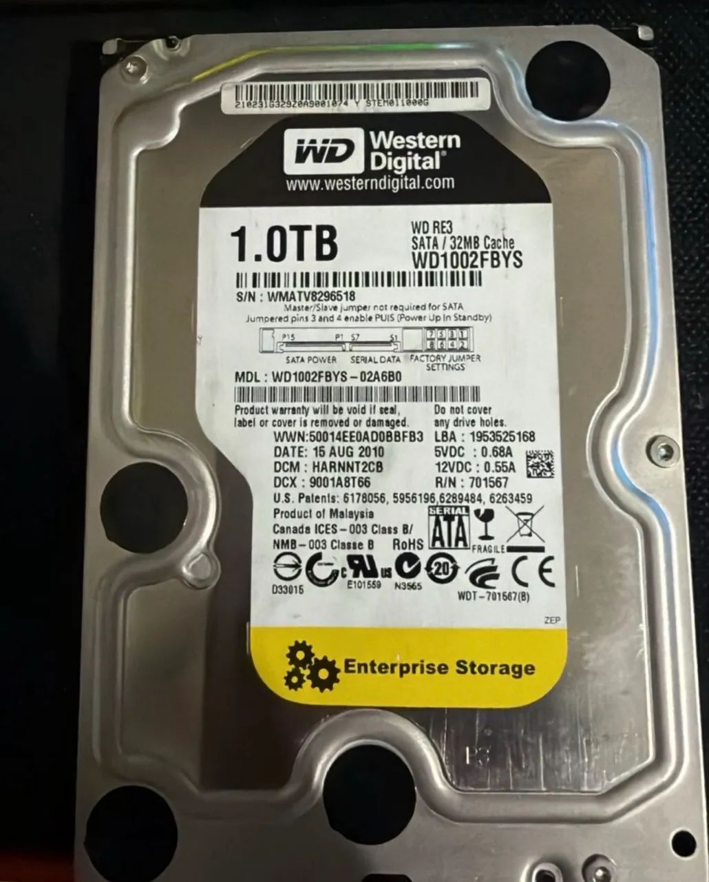 Hd 1t formatado com Windows 1165126769668610120