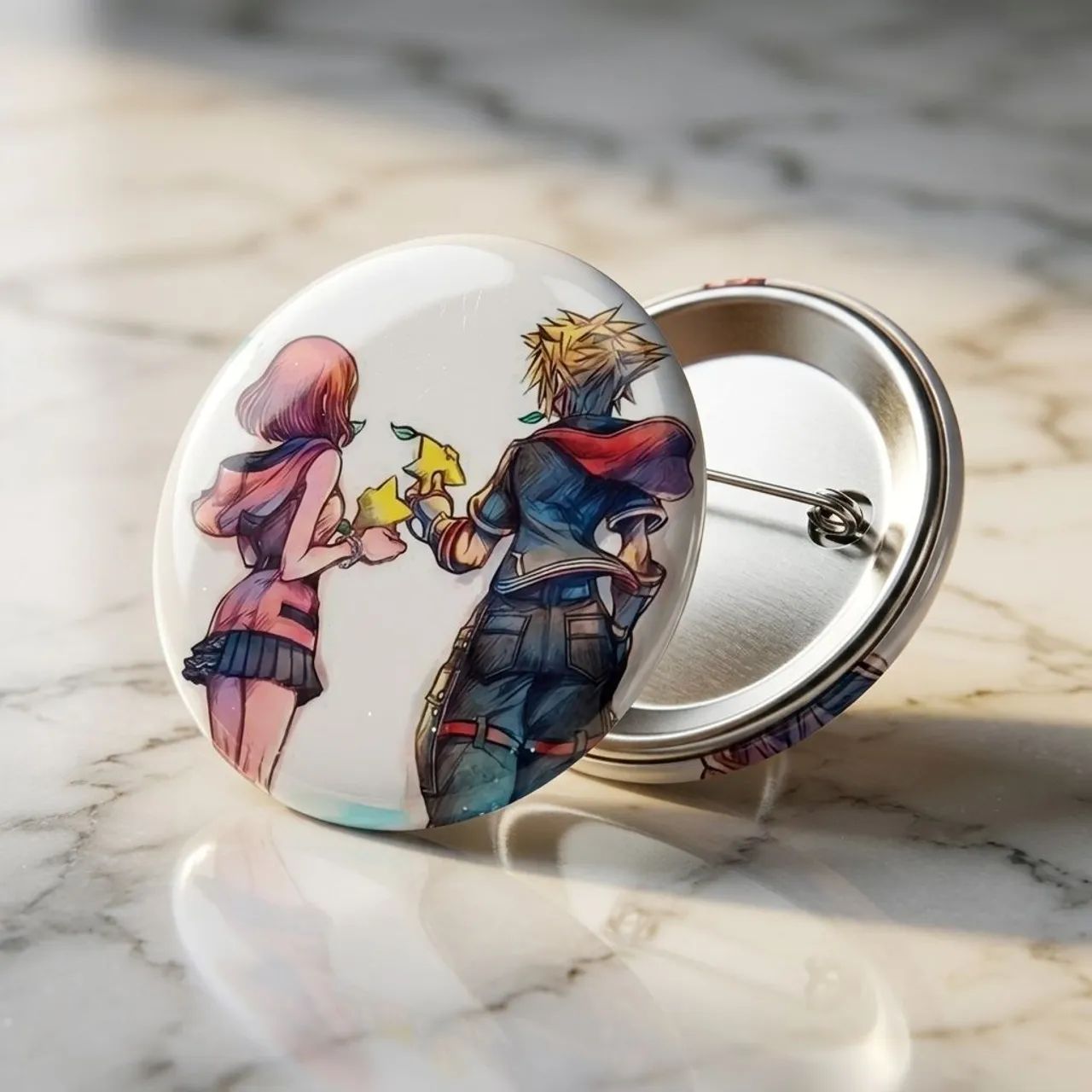 Kit 4 bottons kingdom hearts 32mm - Foto 3