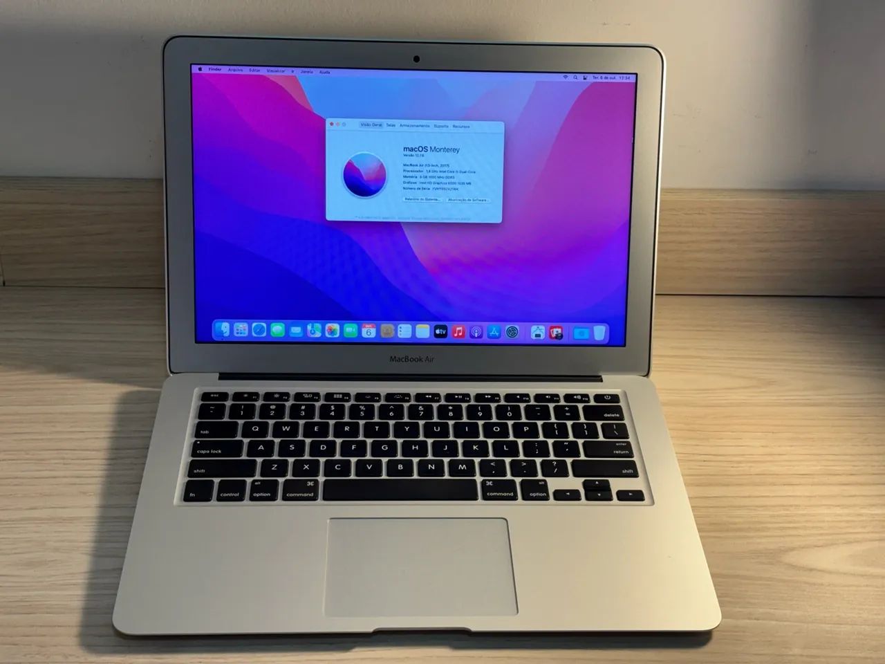 MacBook Air 2017 13 pol i5 8GB RAM 128GB SSD Bateria nova