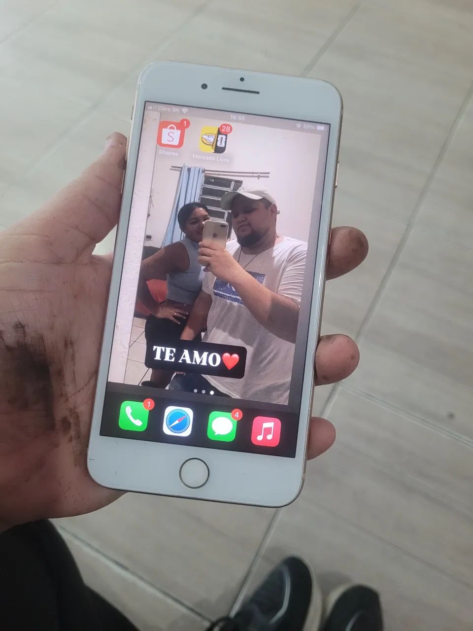 iPhone 8 Plus 256gb branco  - Foto 3