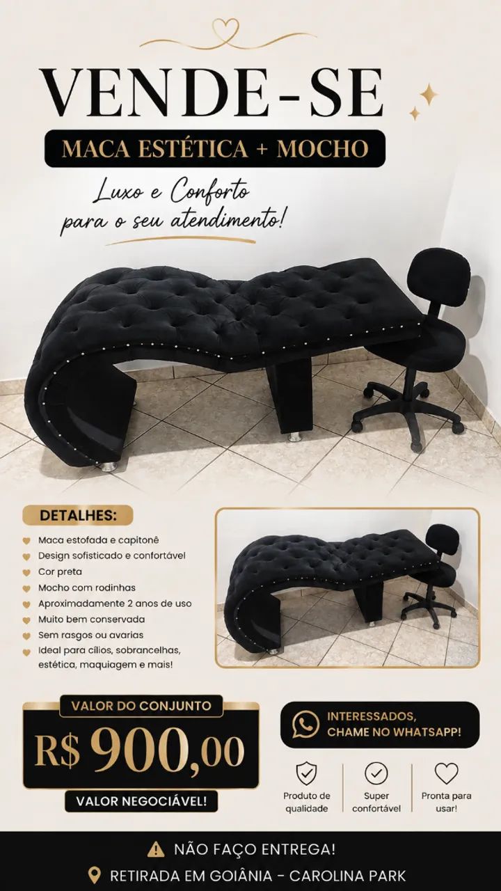 Maca Estética Luxo + Mocho 
