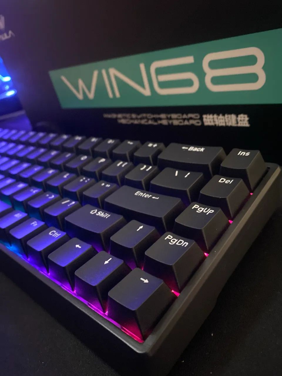 Teclado Magnético AULA Win68 HE Max 8000Hz - Novo - Foto 3