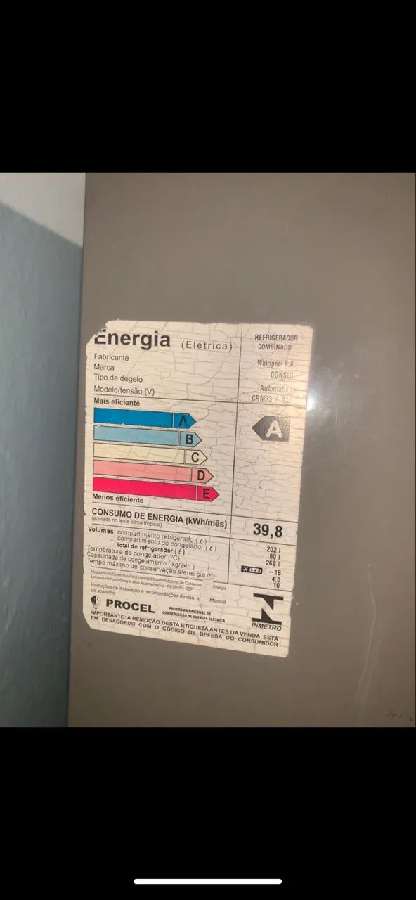 VENDO GELADEIRA CÔNSUL - Foto 3