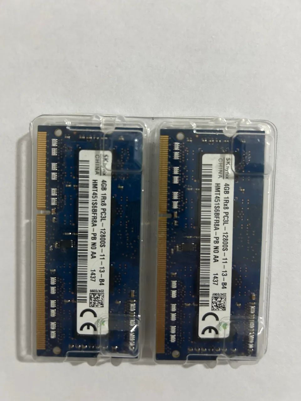 Memória notebook 8gb PC3L (2 pentes de 4gb)