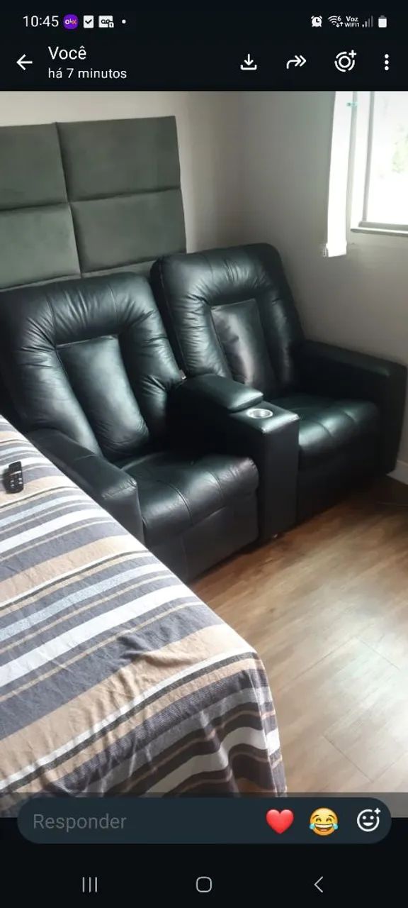 Poltrona dupla reclinavel 