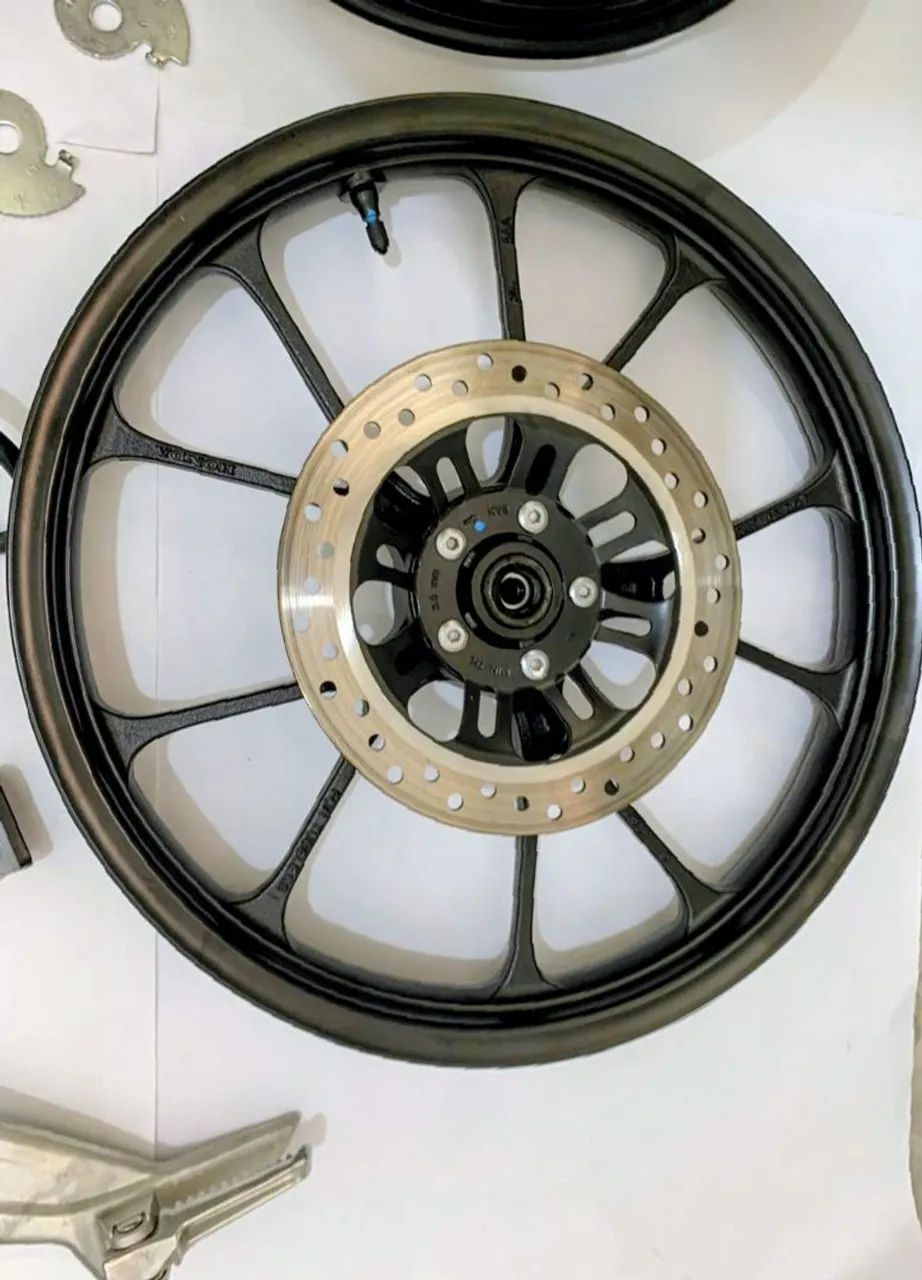 Kit rodas + sistema de freio traseiro Titan 160 (2025-2026) ORIGINAL HONDA  - Foto 4