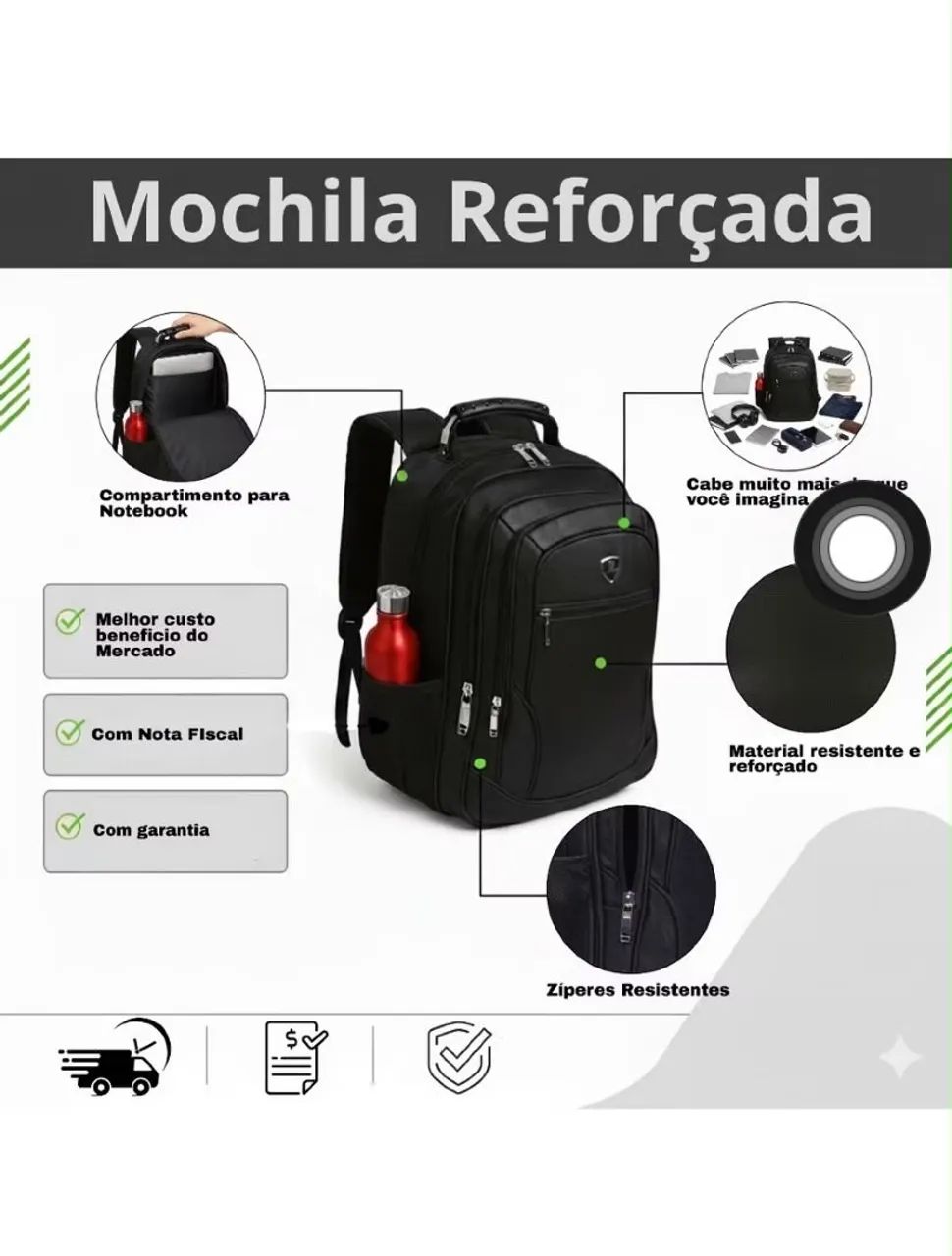 Mochila Reforçada  - Foto 5