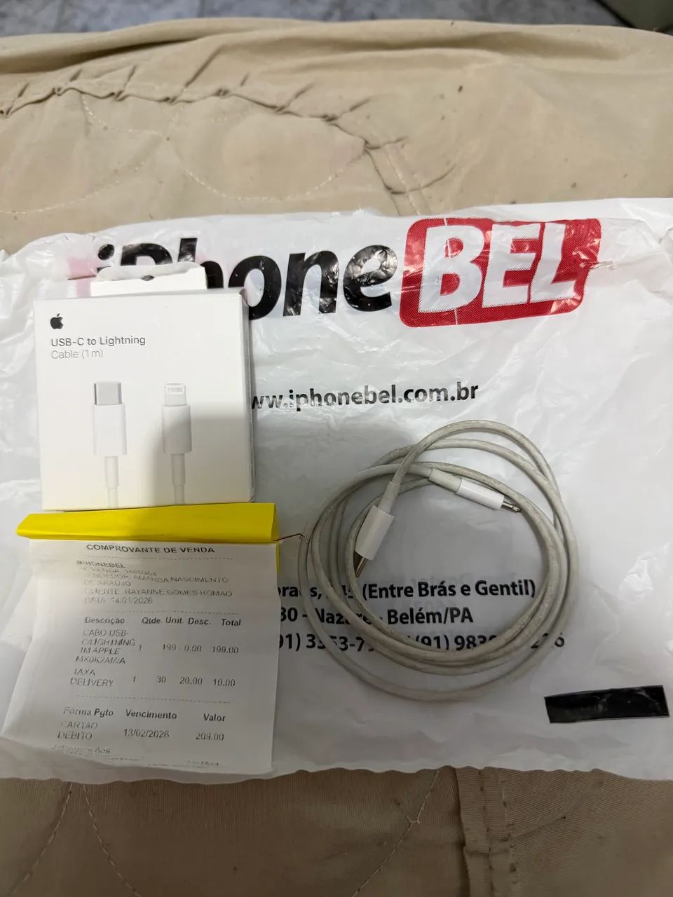 Cabo iPhone para todos os celulares abaixo do 14 !  - Foto 2