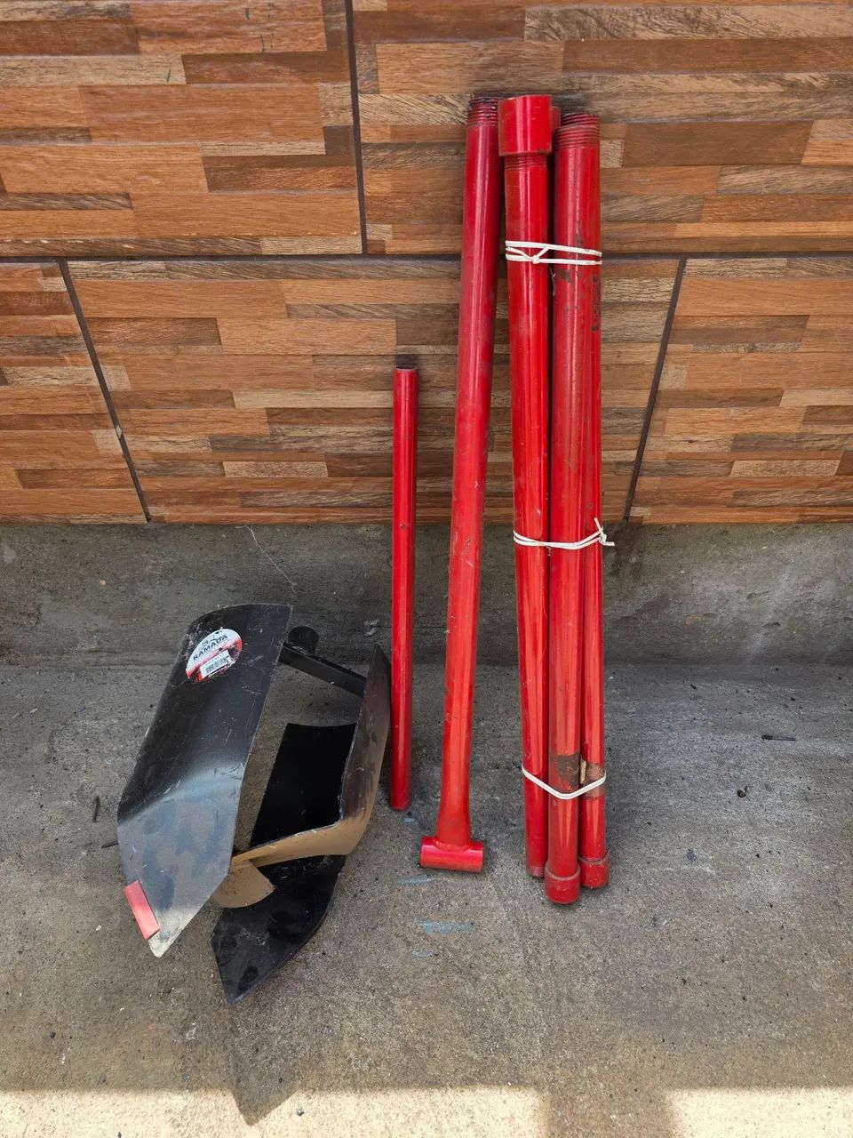Cavaleira Trado 12 Polegadas 30cm Cabo 75cm + 3  Extensão Ramada