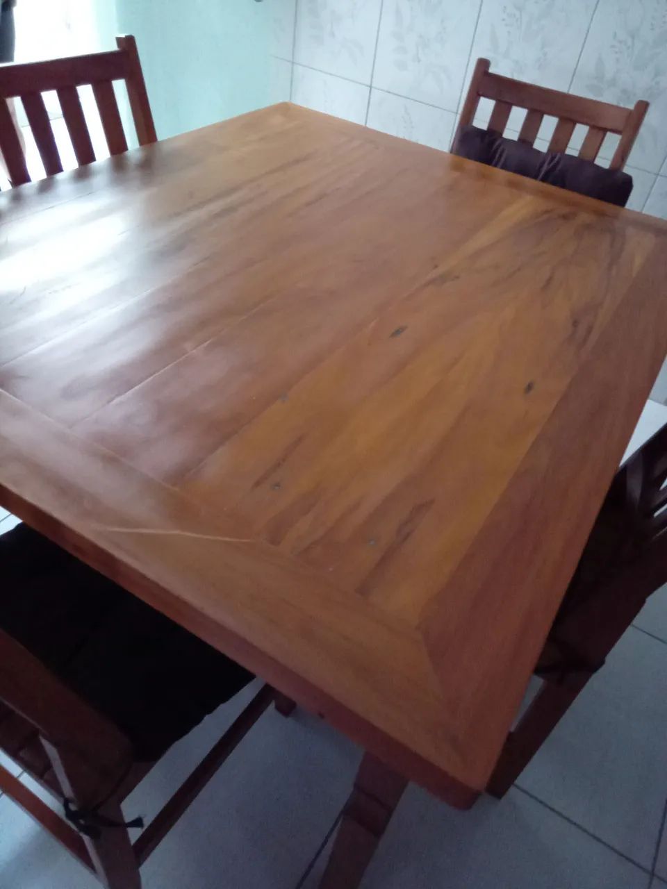 MESA MADEIRA MACIÇA  - Foto 2