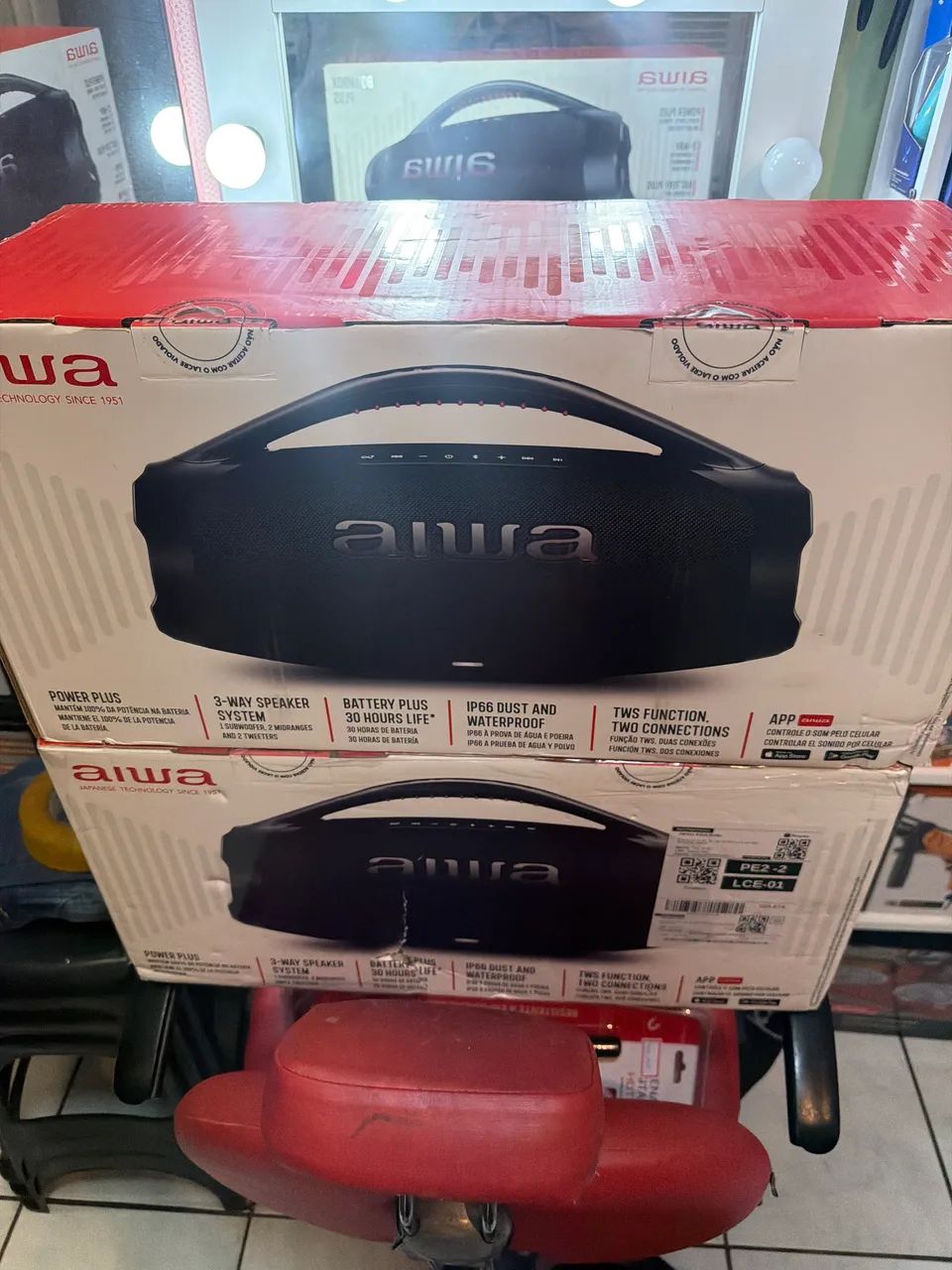 Caixa Boombox Aiwa - Foto 2