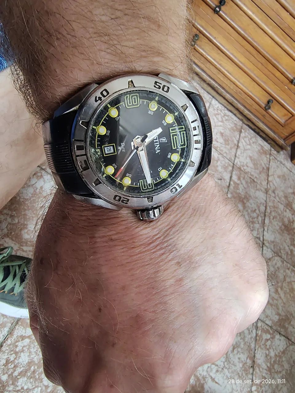 Relógio Festina DIVE coroa rosqueada  - Foto 3