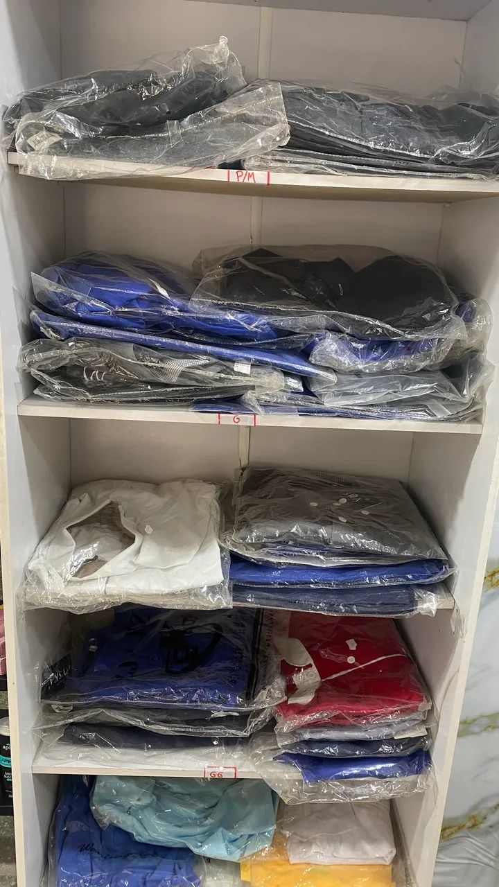 29 Camisas sociais e 6 polo