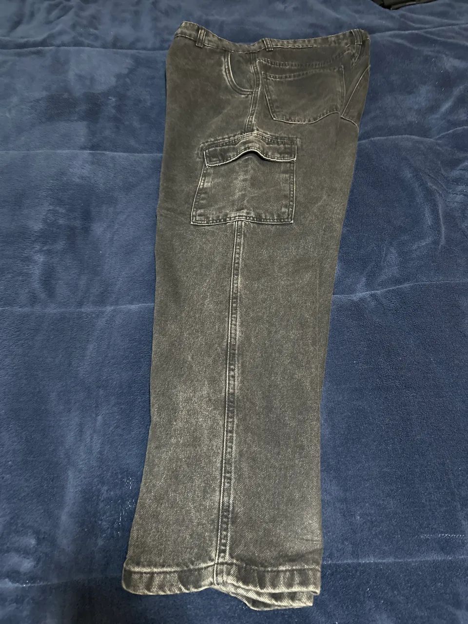 Calça baggy cinza escuro - Foto 4