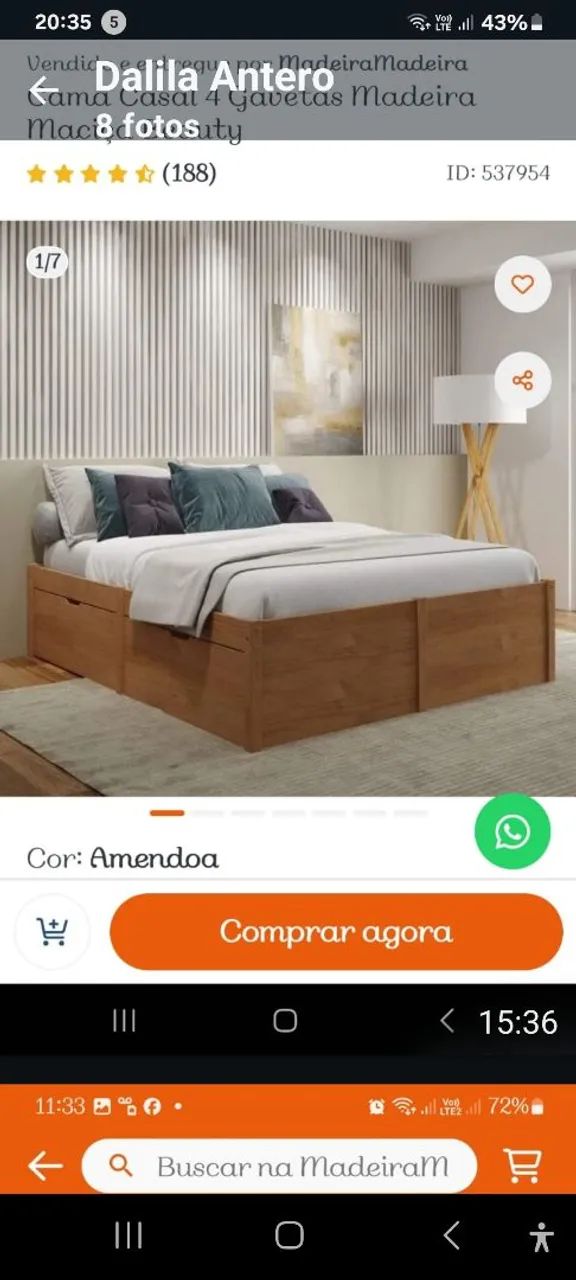 Cama 4 gavetas  em ótimo estado - Foto 4