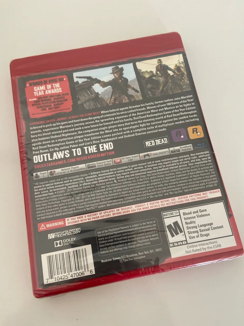 Red Dead Redemption Ps3 Lacrado - Foto 2