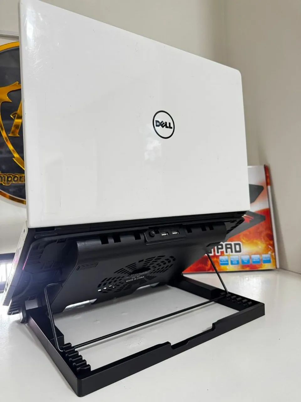 Suporte para notebook com cooler  - Foto 4