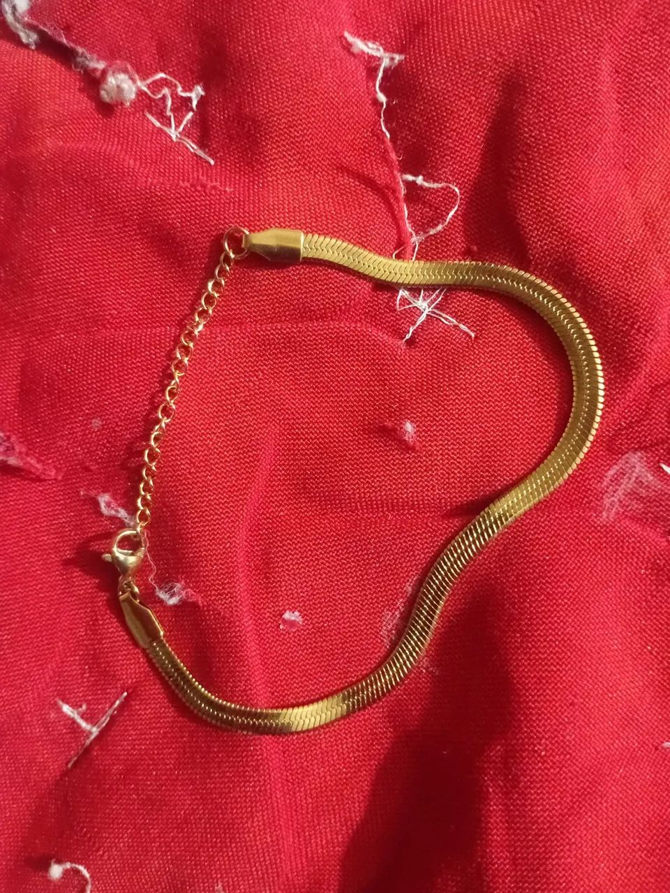 Pulseira unisex Grumet dourada de 4mm*nova*! - Foto 2
