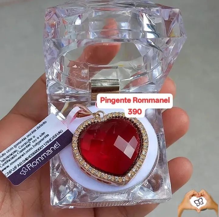 Pingente de coração Rommanel  - Foto 2