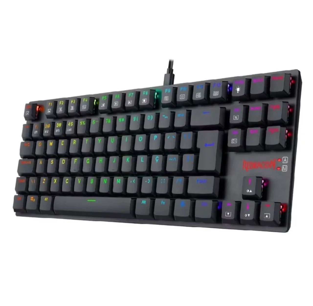 Teclado gamer redragon kumara pro RGB bluetooth  - Foto 4