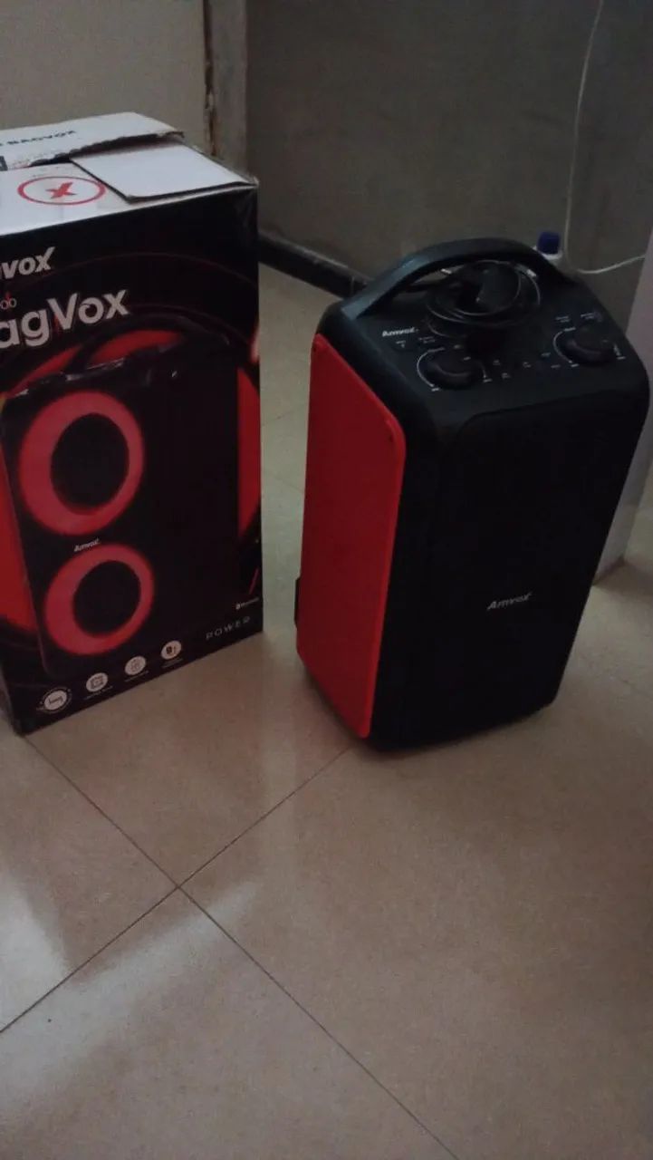 Caixa de som amvox ainda na caixa  - Foto 3