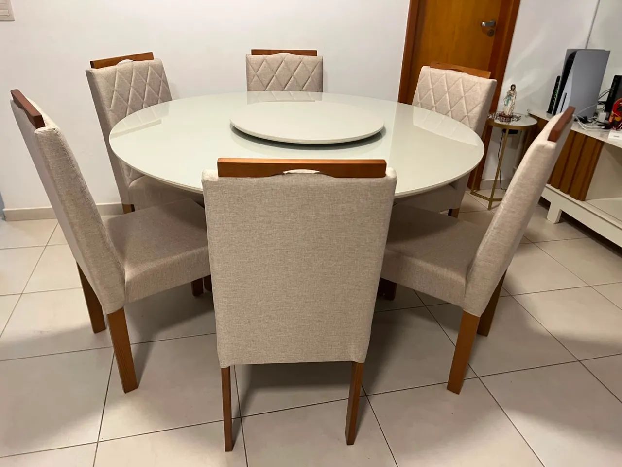 Mesa nova completa de madeira  - Foto 2