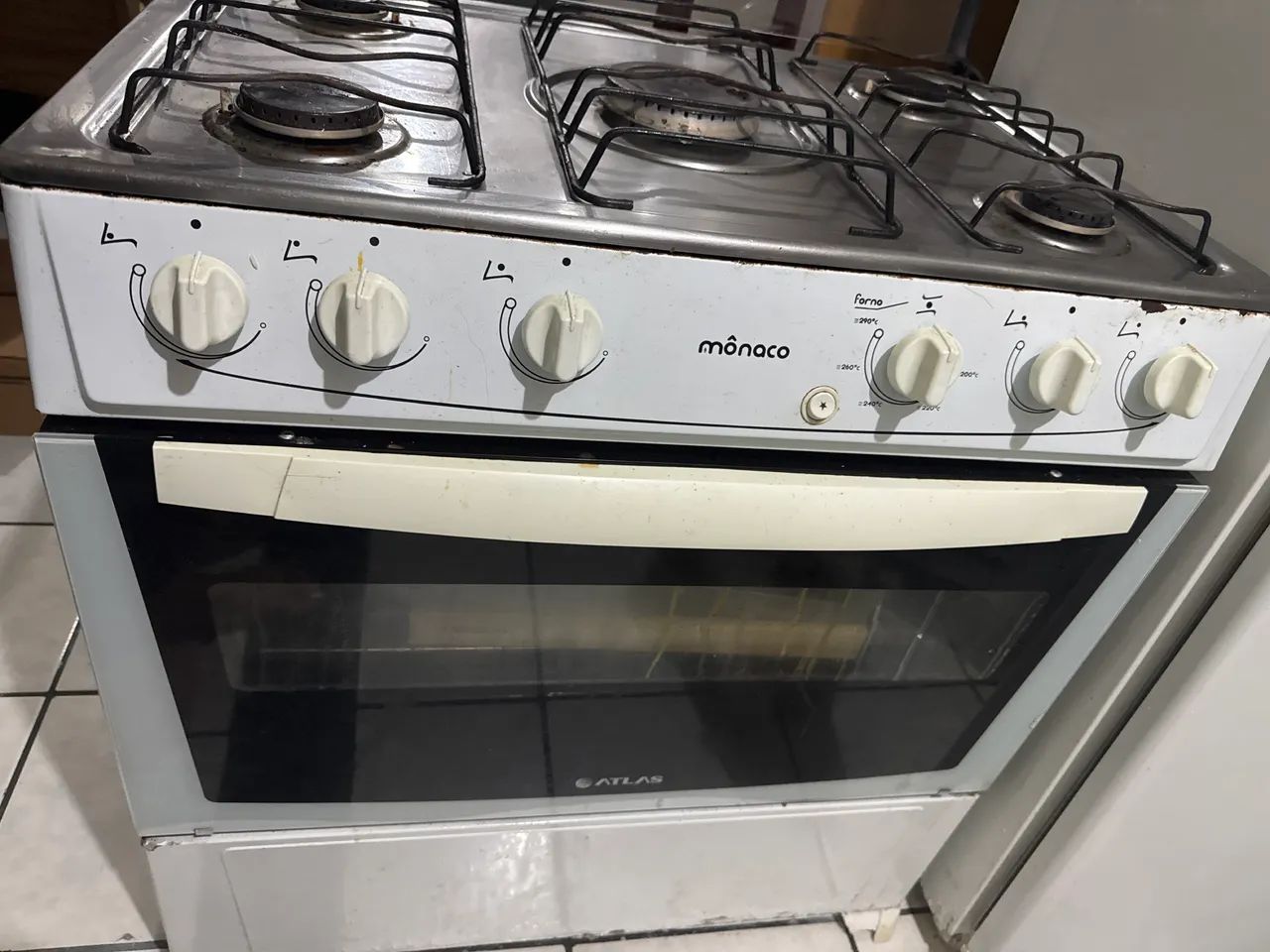 Fogão 5 bocas funcionando tudo  - Foto 2