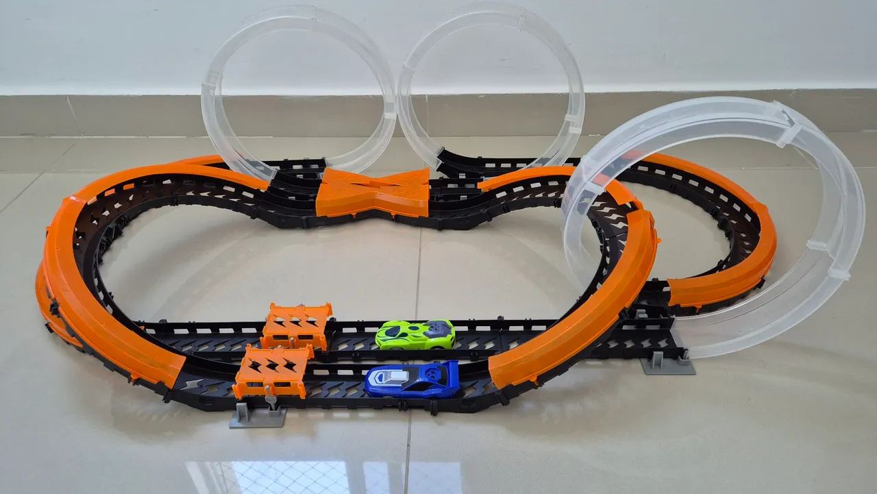 Pista Hotwheels - Wade Racers Triple Skyloop - Foto 3