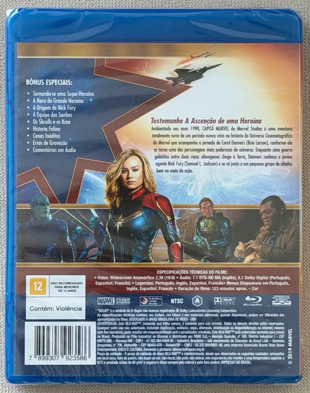 Blu-Ray Capitã Marvel (original e lacrado) - Foto 2