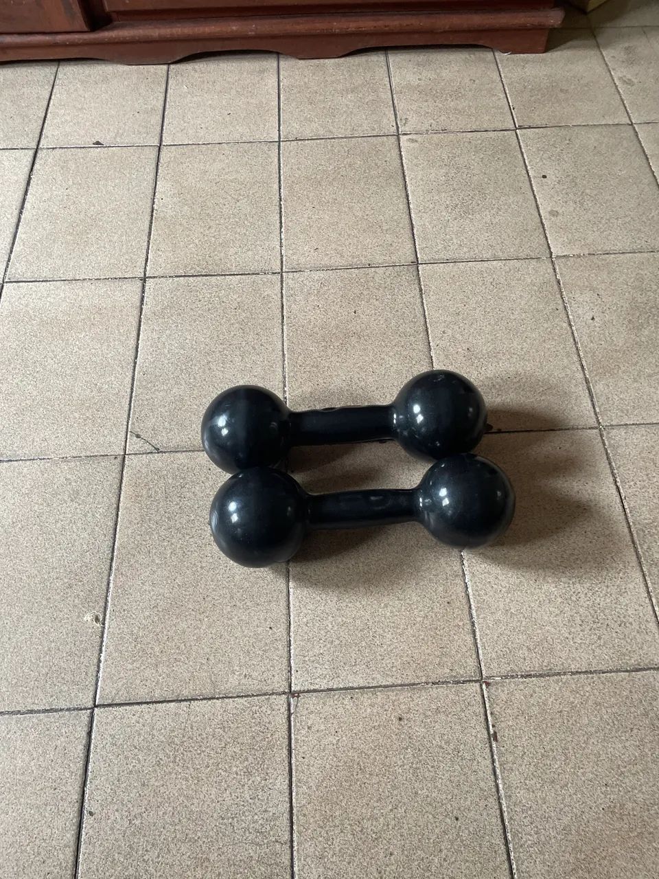 Halteres 10kg emborrachado. - Foto 4