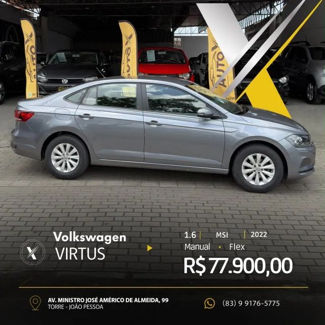 Volkswagen Virtus VIRTUS 1.6 MSI Flex 16V 5p Mec. 2022