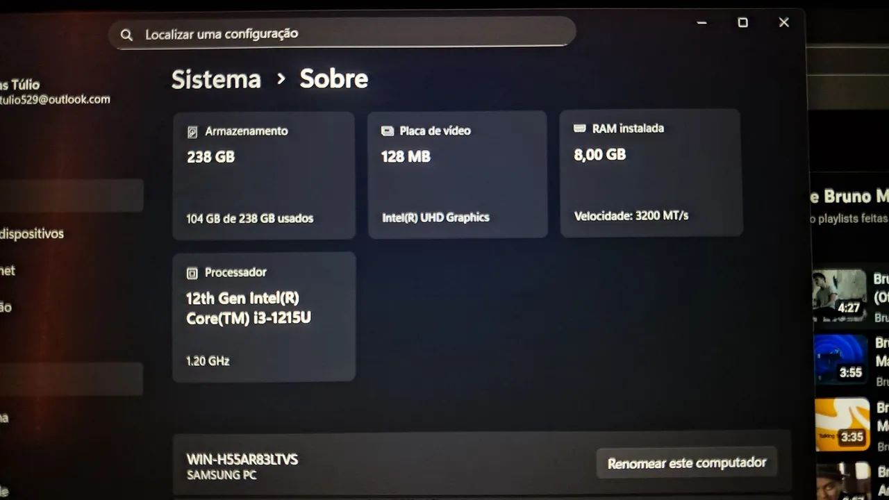 Notebook Samsung  - Foto 4