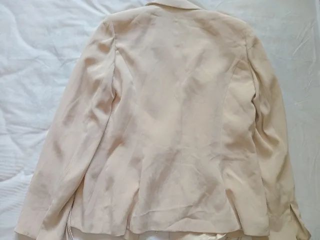 Blazer na cor creme - Foto 2