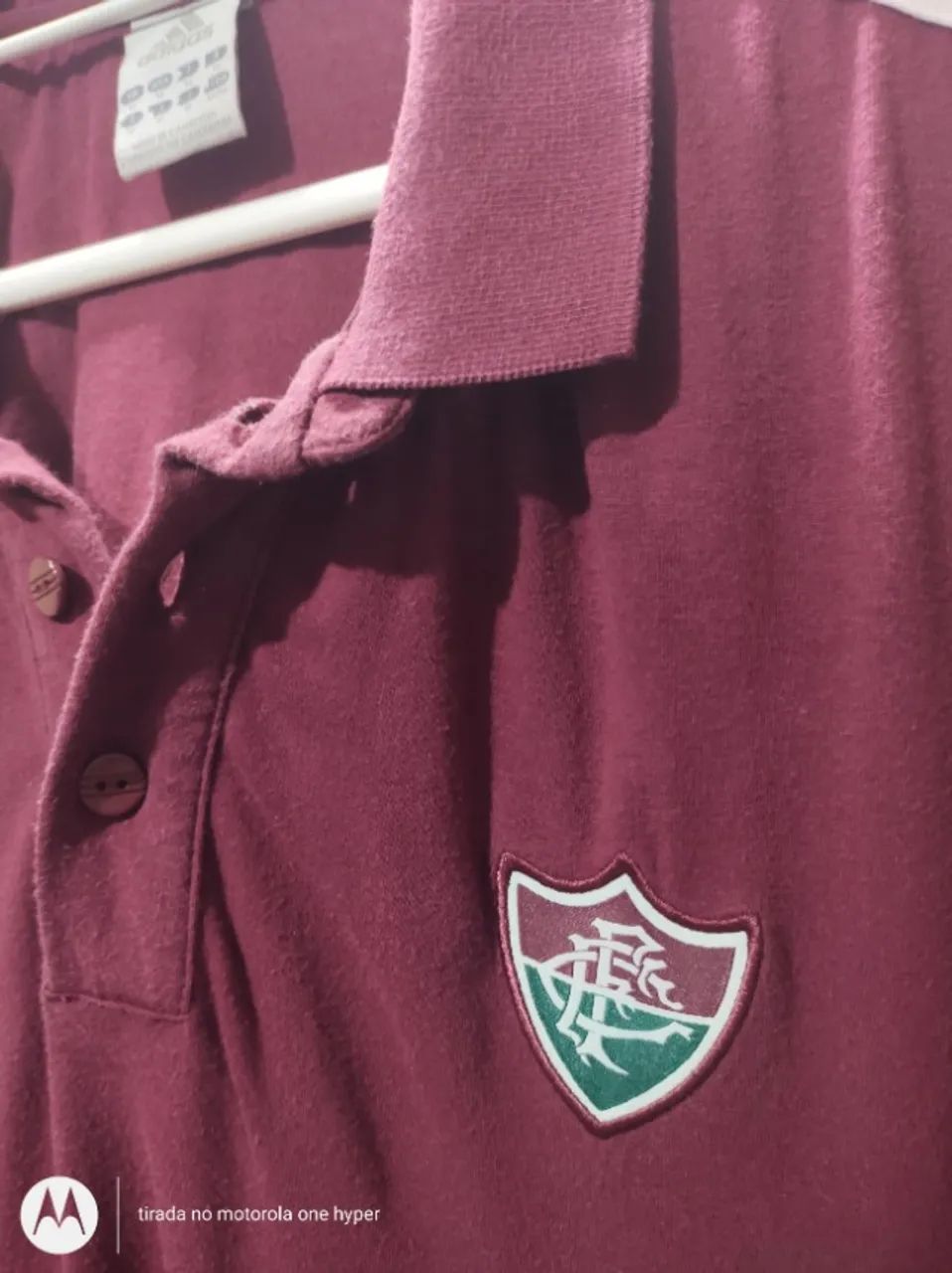 Camisa Fluminense Grená Adidas ORIGINAL - Foto 4