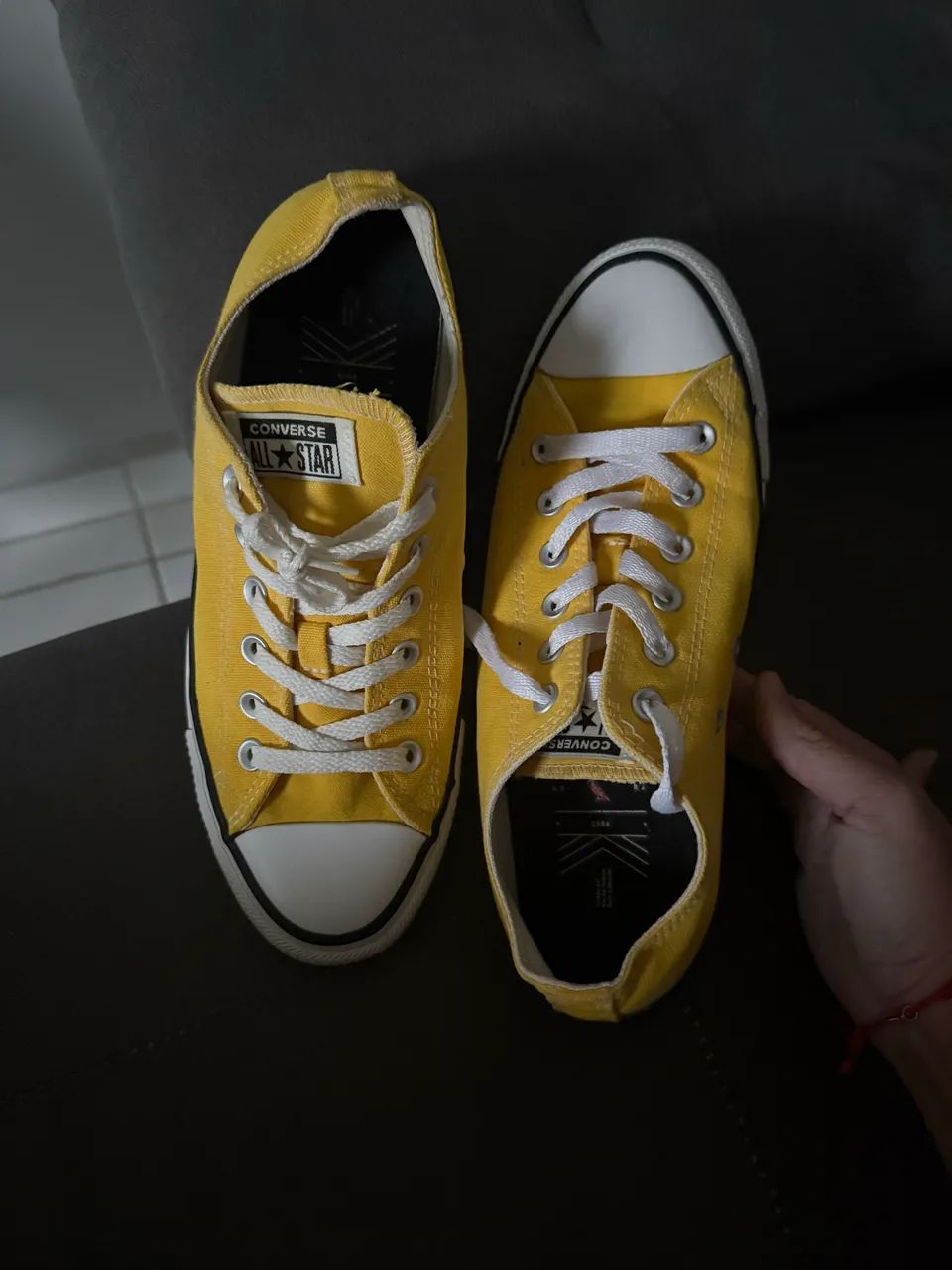 Vendo All Star amarelo usado  - Foto 3