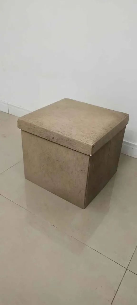PUFF PARA DECORAÇÃO OU GUARDAD OBJETOS - Foto 2