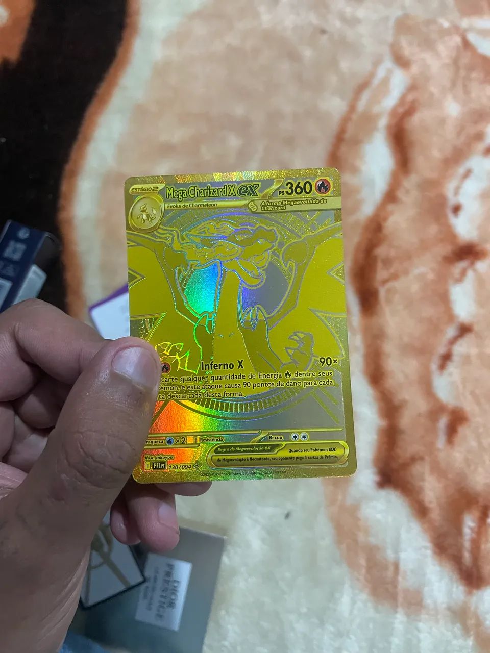 CARD MEGA CHARIZARD X EX 130/094 preço abaixo do mercado?