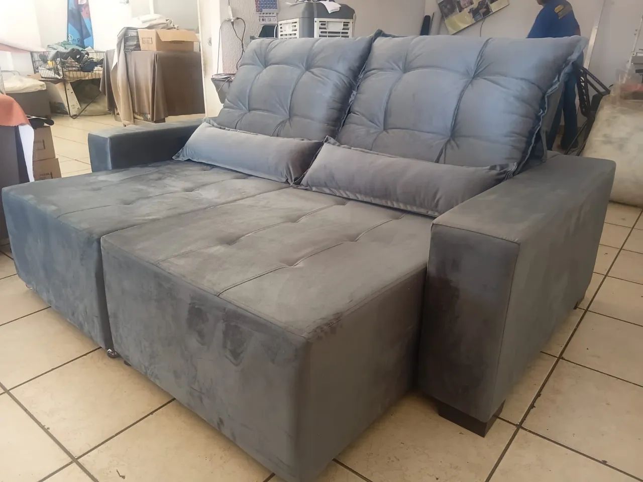 Sofás retrátil e reclinável Pronta entrega. - Foto 3