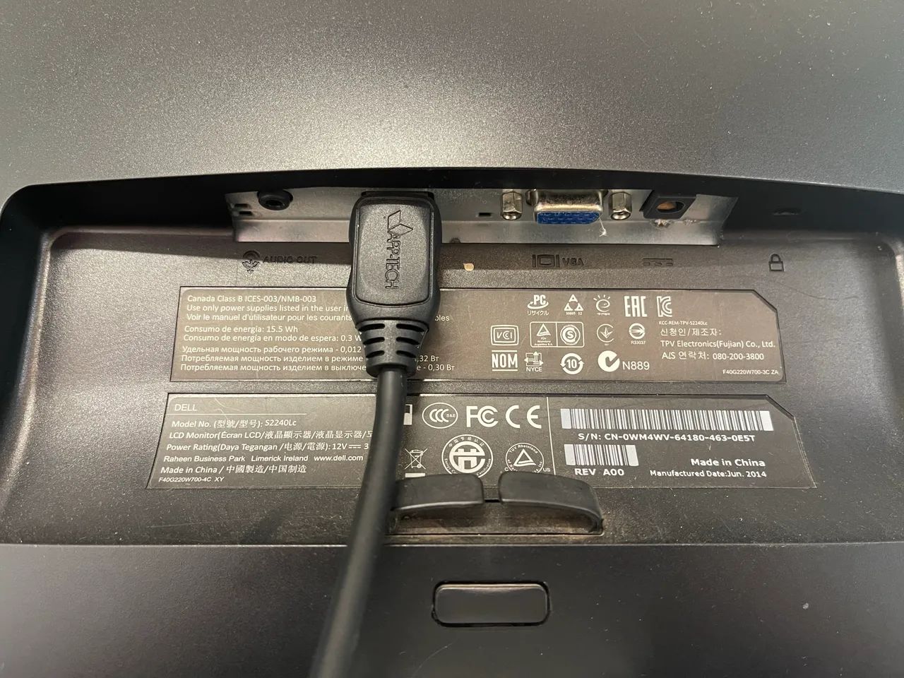 Monitor Dell 21.5" Full HD IPS (Modelo S2240L) - Excelente Estado - Foto 2