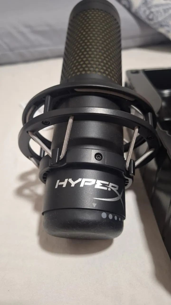 Microfone Gamer HyperX QuadCast S + Suporte Podcast - Foto 3