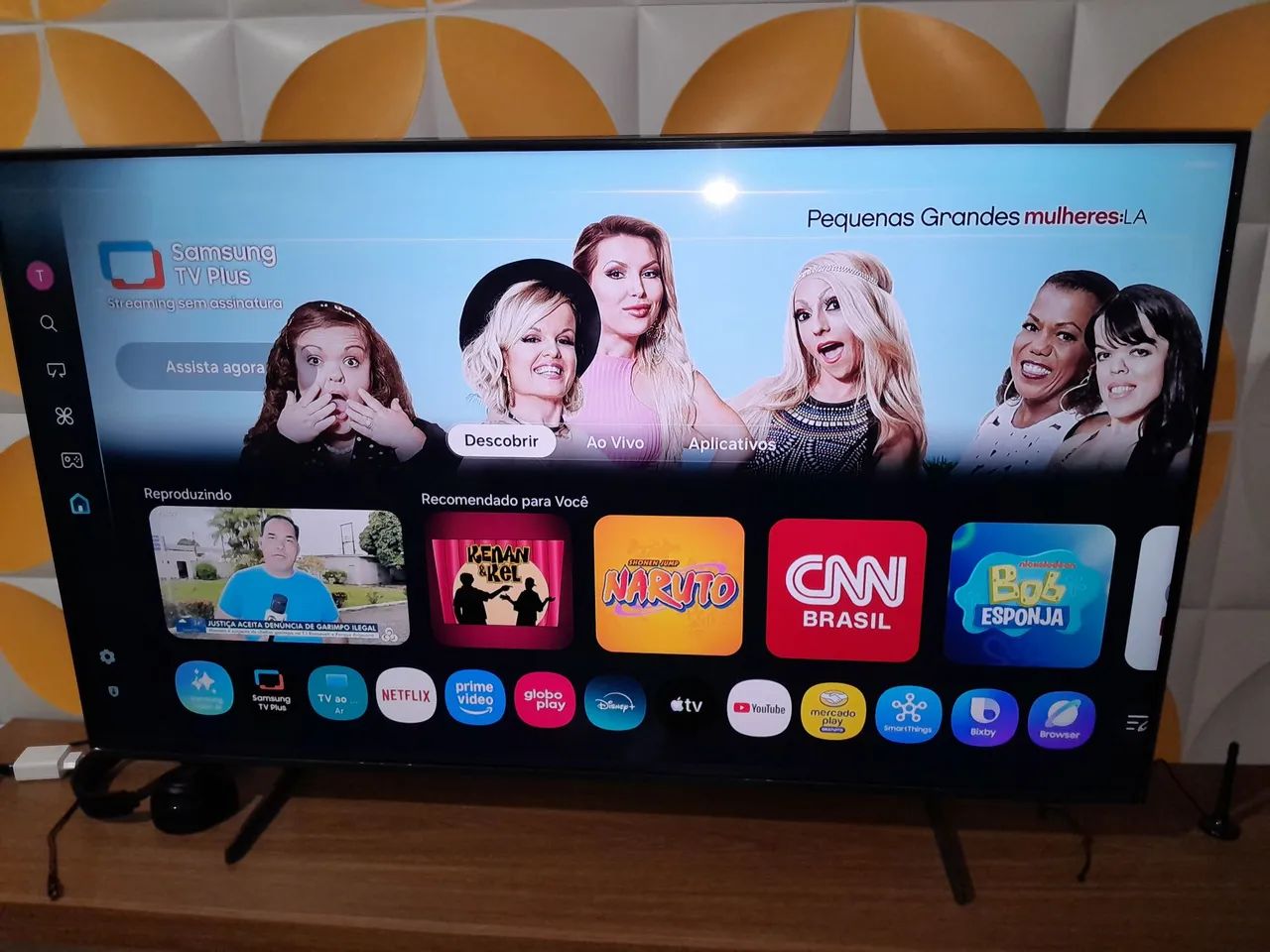 Smart tv SANSUNG 55". QLED 7 meses de uso.
