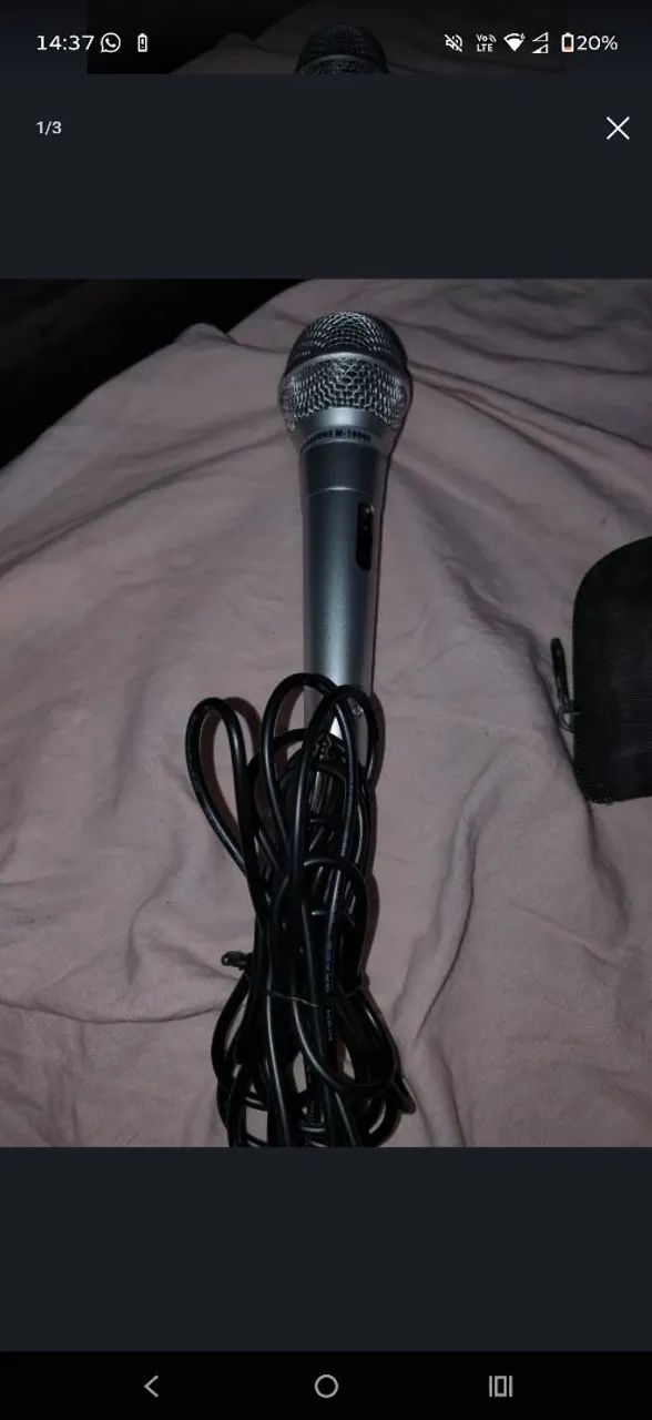 Microfone com fio