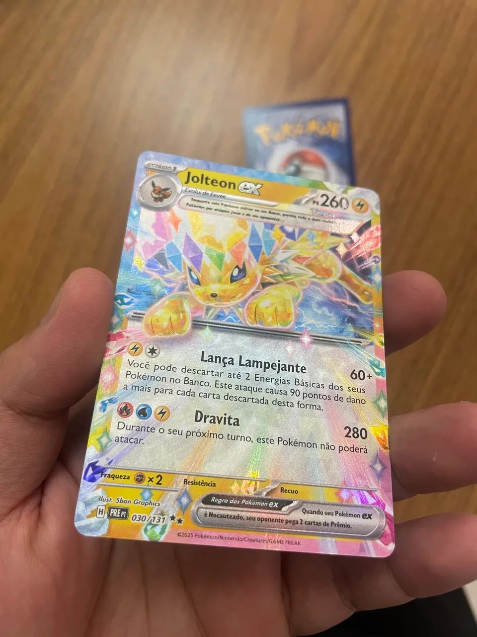 Carta de pokemon - Lapras e jolteon - Foto 3