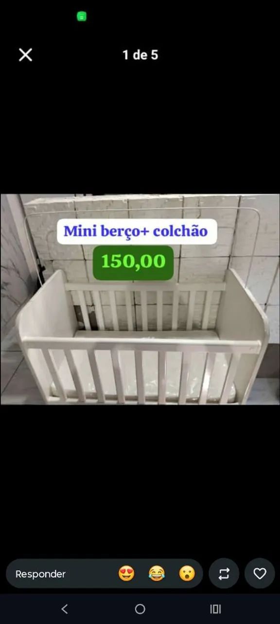 Mini berço com colchão.. 