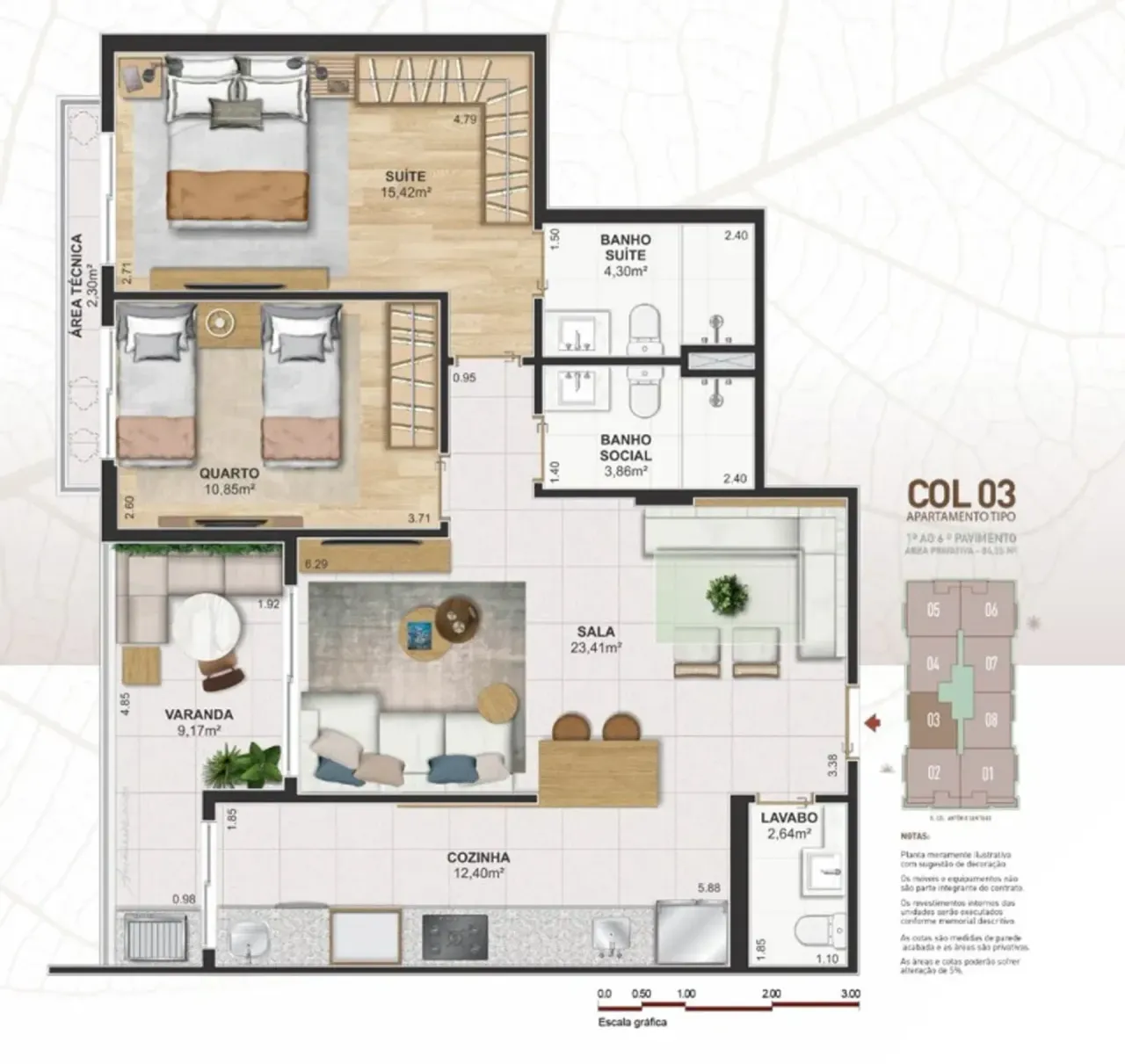 PLANTA 85m²