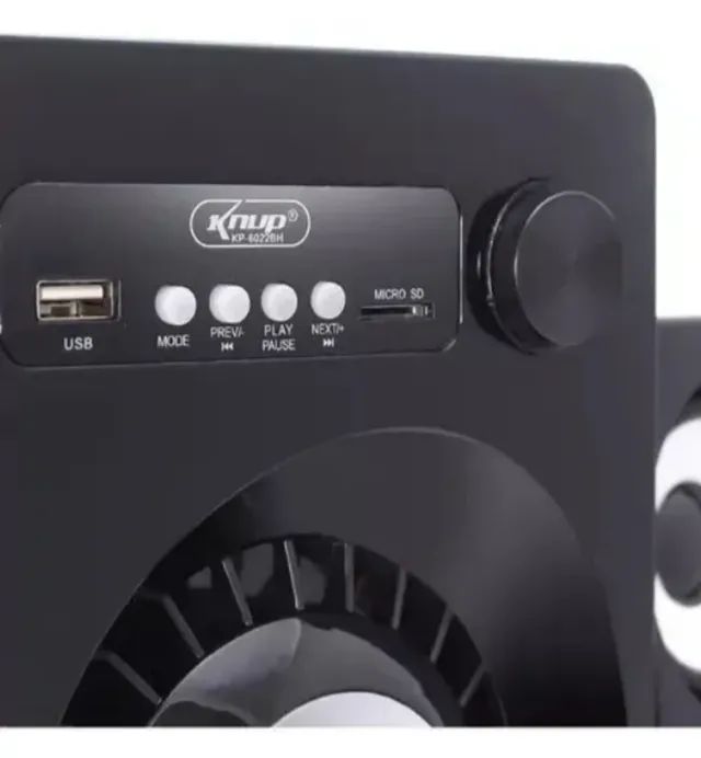 Caixa Som Mini Subwoofer 2.1 para Pc Notebook - Knup - Foto 2