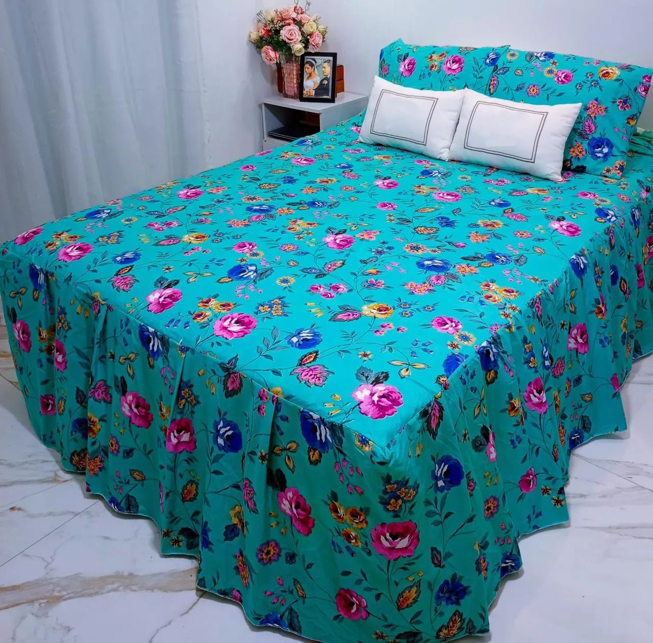 Cama casal box de babado - Foto 3