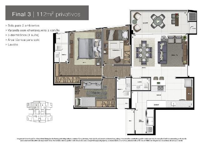 Apartamento Novo Alto Padrão no Ecoville - Foto 4