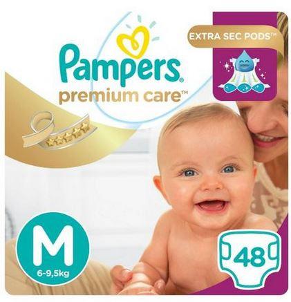 Fralda Pamper Premium Care - Apenas Tamanho M - Aceitamos Cartão